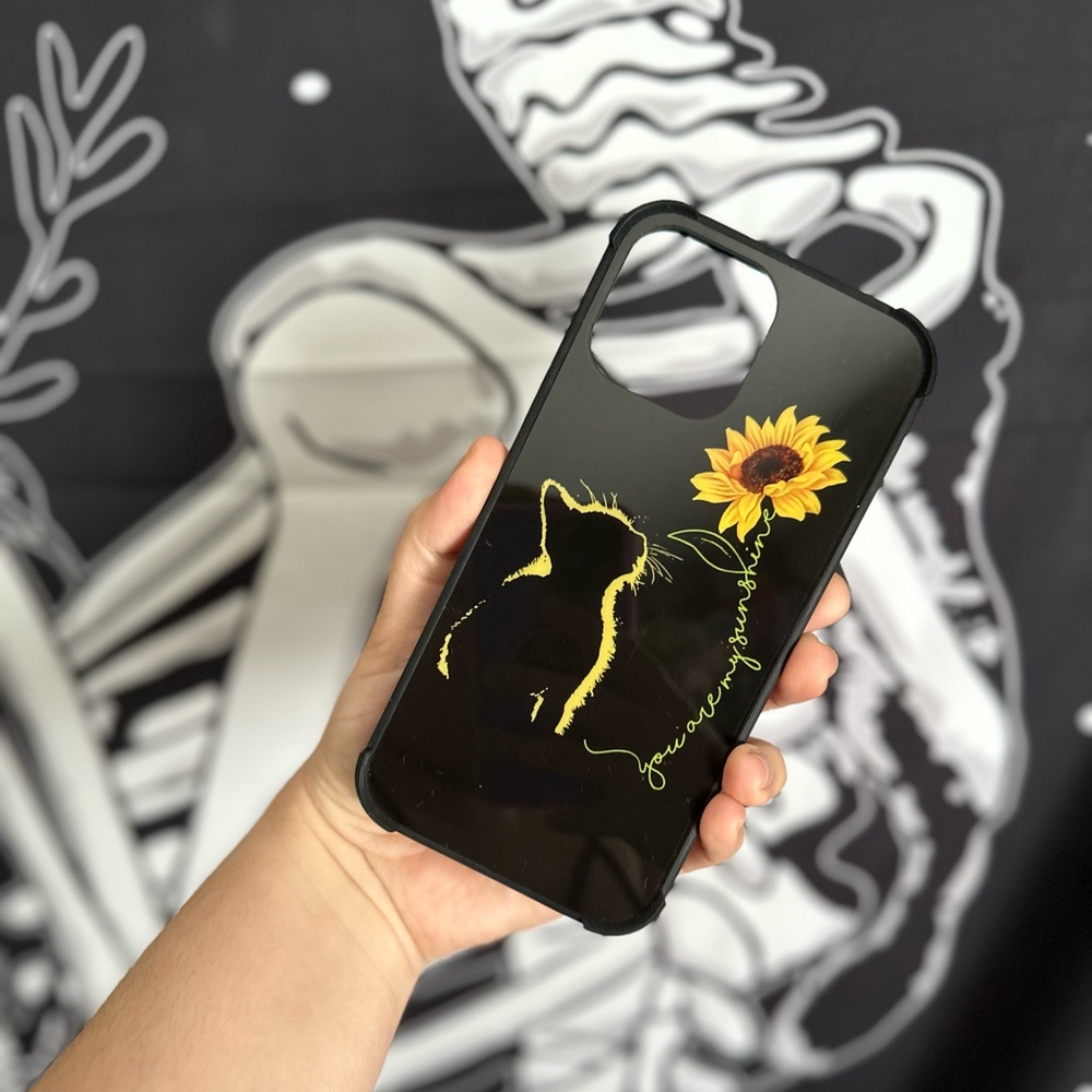 Sunflower Kitty Iphone 13 Pro Max Case